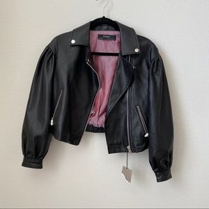 Zara Black Leather Jacket